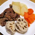 あ～ちゃんさ～ちゃん's cooksnap of when they made ☆シンプル！牛肉と根菜の煮物♪.