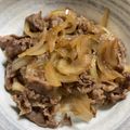 ＊ももちぃ＊'s cooksnap of when they made 作業２つ！簡単牛丼！（豚丼でもOK！）.