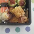 3姉妹ちゃんママ's cooksnap of when they made お弁当に♪ちくわinﾁｰｽﾞﾍﾞｰｺﾝ.