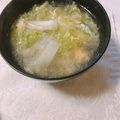 yesmama's cooksnap of when they made ♥トロトロ白菜と卵の中華スープ♥.