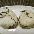 ジョングレ's cooksnap of when they made 部活飯！塩昆布とおかかｄeおにぎり!.