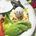 虹色♪︎ちゅーりっぷ's cooksnap of when they made ゆで卵で可愛く♡onたまちゃん.
