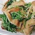 chiecooo's cooksnap of when they made 5分で即うま！水菜と油揚げの煮びたし.