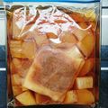 ぽむぽむまりん's cooksnap of when they made 保存バッグ作り置き大根のだししょうゆ漬け.