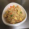 みりん調味料's cooksnap of when they made 冷やご飯でパラパラの鮭フレークチャーハン.