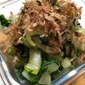 ゆせりた18's cooksnap of when they made 捨てないで！白菜の外葉で 簡単おひたし.