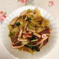 ｎａ．ｏ＿ｏ．ｍｉ's cooksnap of when they made いかとセロリ炒め✿ガーリックバター醤油.