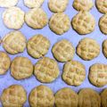 クックF85BC1☆'s cooksnap of when they made HMでメロンパンクッキー 子供おやつ.
