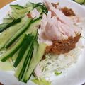 みみおたん's cooksnap of when they made 棒々鶏風♡　鶏肉とキュウリの甘味噌和え♪.