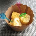 yuminan47k's cooksnap of when they made 運動会お弁当にサイコロ卵焼きカップ入り.