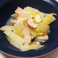 きなこanne's cooksnap of when they made 白菜のチーズ炒め☆.