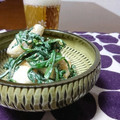 ダイナマイト漆黒's cooksnap of when they made 今日の小皿＊春菊とチーかまの和えもの.