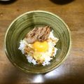 りこまこせいやのパパ's cooksnap of when they made 黄金焼肉TKG（卵かけごはん）.