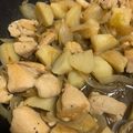 harutama's cooksnap of when they made 鶏肉じゃがいも玉ねぎの甘辛炒め.