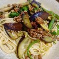 guri＊'s cooksnap of when they made 茄子とピーマンの麻婆パスタ.