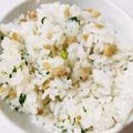 りぃちゃんだよ♪'s cooksnap of when they made 春菊と鶏挽き肉de混ぜごはん♪.