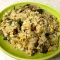 みんみのキッチン's cooksnap of when they made にんにく香るパラパラ和風きのこチャーハン.