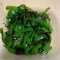 きぃ✩°｡⋆'s cooksnap of when they made レンジで1分!ピーマンの塩昆布和え.