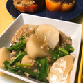 chibijuju's cooksnap of when they made *とろとろ小カブの挽肉あんかけ*.