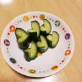 take♪aki♪'s cooksnap of when they made キュウリの飾り切り.