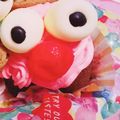 ポニョ★ほのか's cooksnap of when they made エルモ＆クッキーモンスターのカップケーキ.