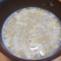 ゆきりん0201's cooksnap of when they made 娘の大好きな♡エノキダケの卵とじ♡みそ汁.