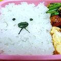 creeeampan's cooksnap of when they made 超簡単時短★しろくまキャラ弁.
