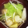 ムーミン☆ママ's cooksnap of when they made キャベツとえのきの味噌汁.