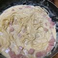 mayukelu's cooksnap of when they made カルボナーラ.