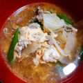 nana10nene's cooksnap of when they made 牛肉（切り落とし）と豆板醤で作るクッパ♡.