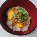 YuKαRi♡'s cooksnap of when they made レンジで簡単！ふわふわ卵の納豆ごはん.