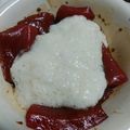 ☆かつもも☆'s cooksnap of when they made ♪美味しいマグロ（ハマチ）の山かけづけ丼.