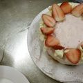 obaka's cooksnap of when they made 簡単！いちごムースケーキ.