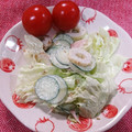 hitomi♪＊'s cooksnap of when they made ハム・竹輪と胡瓜のわさびマヨサラダ♪簡単.