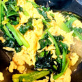 マイペースなママ's cooksnap of when they made ほうれん草とふわふわ卵のおかかあえ♪.