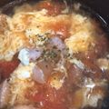 かなた！'s cooksnap of when they made トマトとウィンナーかきたまコンソメスープ.