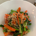 がほんず's cooksnap of when they made 簡単に♪小松菜と人参のナムル.