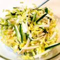 さく＊ママ's cooksnap of when they made 大根、キュウリ、白菜の簡単サラダ.