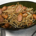 キイロイトリA's cooksnap of when they made もやしとソーセージのオイスターソース炒め.