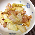 はむたん一家's cooksnap of when they made 簡単！白菜とベーコンのペペロン風炒め.