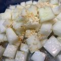 mapimapiko's cooksnap of when they made 簡単♪鶏がらスープの素で大根の即席漬け.