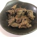 papikun's cooksnap of when they made ♡臭みはどこ？レバーの下処理＆ごま佃煮♡.