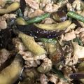 クックRPIZXH☆'s cooksnap of when they made 豚バラ豚こま切れ◎いんげんなすの味噌炒め.