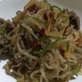 かめきち0326's cooksnap of when they made 白滝チャプチェ.