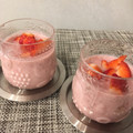うさぎ。。。。's cooksnap of when they made 手作りおやつ、いちごと豆腐のムース.