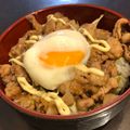 松竹桜's cooksnap of when they made 卵がとろ〜り豚マヨ丼.
