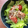 ふたごママちゃん's cooksnap of when they made ゴマ香る♡レタスとトマトとしらすのサラダ.