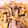 たけッティ's cooksnap of when they made 豚こまとジャガイモガリバター醤油炒め.