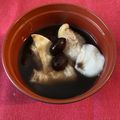 豆とオリーブ's cooksnap of when they made 黒豆煮汁リメイク♪小豆の黒ぜんざい.