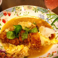 KEI〜☆'s cooksnap of when they made チキンカツ煮 大根おろしを添えて.